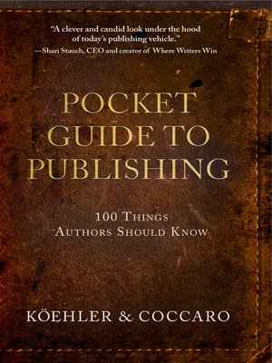cover image of Pocket Guide to Publishing
